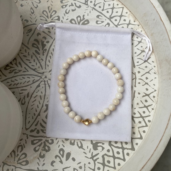 Ivory pearl bracelet - Picture 9 of 9